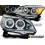 Přední čirá světla BMW E60, E61 04-07 – chrom