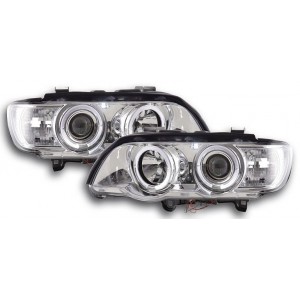 Čirá optika BMW X5 E53 99-03 – chrom