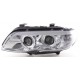 Čirá optika BMW X5 E53 03-06 XENON CCFL, chrom