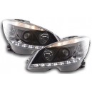 Přední světla D-LITE Mercedes Benz W204 C-tř. 07-12 – černá