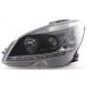 Přední světla D-LITE Mercedes Benz W204 C-tř. 07-12 – černá