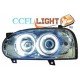 Čirá optika VW Golf III 92-98 CCFL, chrom