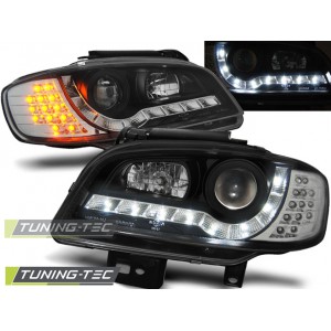 Přední světla DEVIL EYES Seat Ibiza 6K2 99-02 černá, LED blinkr