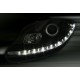 Přední světla D-LITE Seat Leon 05-09 – černá