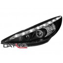 Čirá optika DEVIL EYES Peugeot 207 06-10 černá, LED blinkr