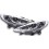 Přední světla Peugeot 207 06-10 s denním svícením, chrom