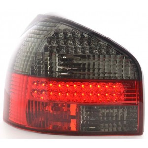 Čirá světla Audi A3 8L 96-03 LED, červená/kouřová