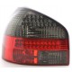 Čirá světla Audi A3 8L 96-03 LED, červená/kouřová