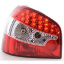 Zadní čirá světla Audi A3 8L 96-03 LED, červená/krystal