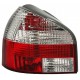 Zadní čirá světla Audi A3 8L 96-03 – červená/krystal