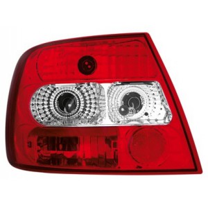 Zadní světla Audi A4 B5 95-01 Lim. - červená/krystal