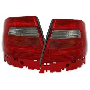 Zadní čirá světla Audi A4 B5 95-01 červená/bílá