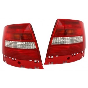 Čirá světla Audi A4 B5 95-01 Lim. červená/bílá
