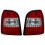 Zadní čirá světla Audi A4 B5 Avant 95-01 LED, červená/krystal