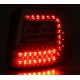 Zadní čirá světla Audi A6 Avant 97-05 LED, červená/krystal