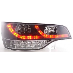 Čirá světla Audi Q7 05-09 - LED, černá