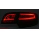 Zadní čirá světla Audi A3 8PA Sportback 04-08 červená/kouřová