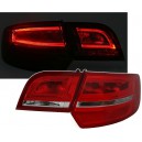 Zadní čirá světla Audi A3 8PA Sportback 04-08 červená/krystal