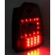 Čirá světla Audi A4 B6 8E Avant 01-04 – LED, červená/krystal