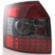 Zadní čirá světla Audi A4 B6 8E Avant 01-04 – LED, červená/kouřová