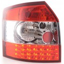 Čirá světla Audi A4 B6 8E Avant 01-04 – LED, červená/krystal