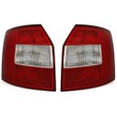 Zadní čirá světla Audi A4 B6 8E Avant 01-04 – červená/bílé