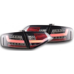 Zadní čirá světla Audi A4 B8 8K Lim. 07-11 LED, černá