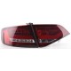 Zadní čirá světla Audi A4 B8 8K Lim. 07-11 LED, červená/krystal