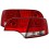Zadní čirá světla Audi A4 B7 Avant 04-08 - LED, červená/krystal