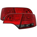 Čirá světla Audi A4 B7 Avant 04-08 - LED, červená/kouřová