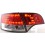 Zadní čirá světla Audi A4 Avant B7 04-08 - LED, červená/krystal