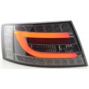 Zadní čirá světla Audi A6 C6 4F 04-08 LIGHT BAR LED, kouřová