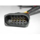 Zadní čirá světla Audi A6 C6 4F 04-08 LIGHT BAR LED, kouřová