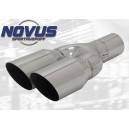Koncovka výfuku NOVUS 2x76mm MS Design
