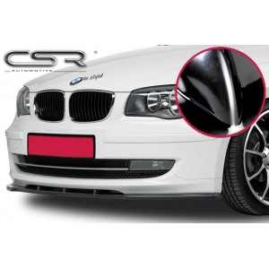 BMW E81 E87 1er spoiler předního nárazníku, černý