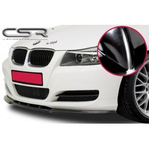 BMW E90 E91 3er spoiler předního nárazníku, černý