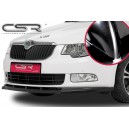 Škoda Superb 2 08-13 spoiler předního nárazníku, černý