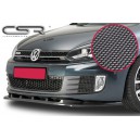 VW Golf 6 GTI / GTD spoiler předního nárazníku CARBON look