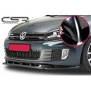 VW Golf 6 GTI / GTD spoiler předního nárazníku, černý