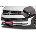 VW T6 spoiler předního nárazníku CARBON look