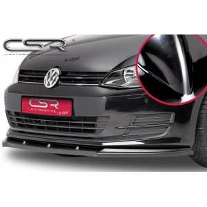 VW Golf 7 spoiler předního nárazníku, černý