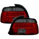 Čirá světla BMW E39 95-00 červená/černá