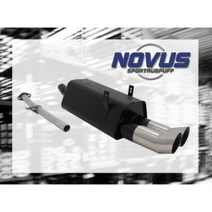 BMW E36 sportovní výfuk, koncovka DTM 2x90mm