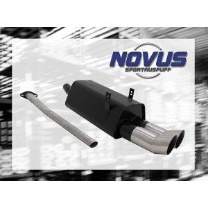 BMW E36 sportovní výfuk, koncovka DTM 2x90mm
