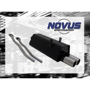 BMW E36 sportovní výfuk, koncovka 2x90mm