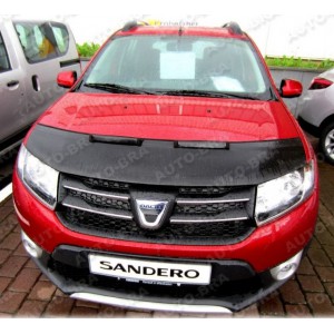 Dacia Sandero (2012+) potah kapoty CARBON černý