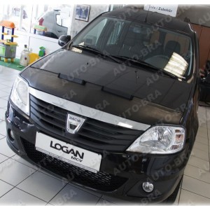 Dacia Logan (04-12) potah kapoty CARBON černý