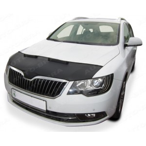 Škoda Superb 2 Facelift (13-15) potah kapoty CARBON černý