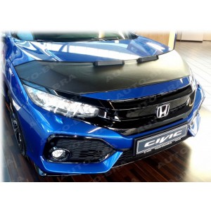 Honda Civic 10 (2015+) potah kapoty CARBON černý