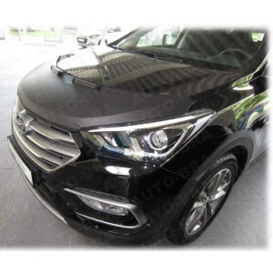 Hyundai Santa Fe (12-18) potah kapoty CARBON černý